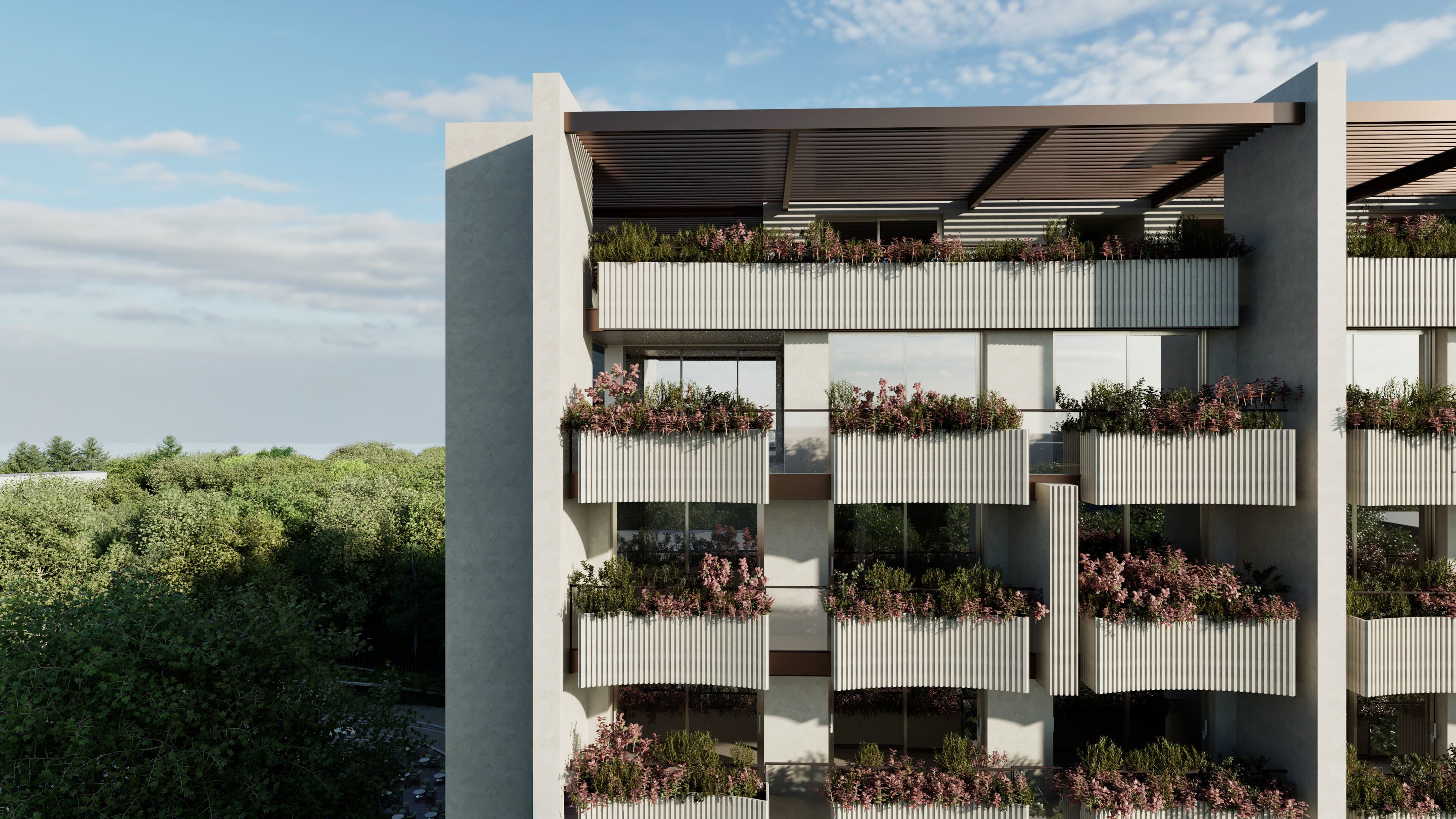Mixed-Use Housing Block